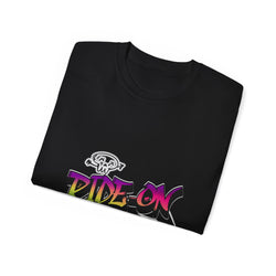 Ride-On - Unisex Cotton Tee (Front)