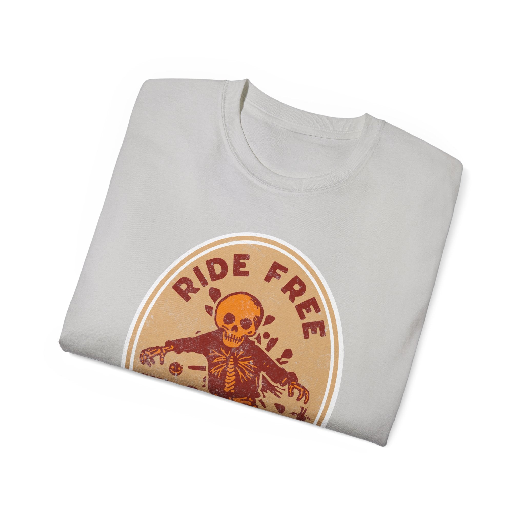 Ride Free - Unisex Cotton Tee (Front)