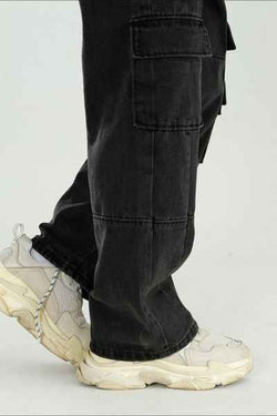 Baggy Jeans with Cargo Pockets