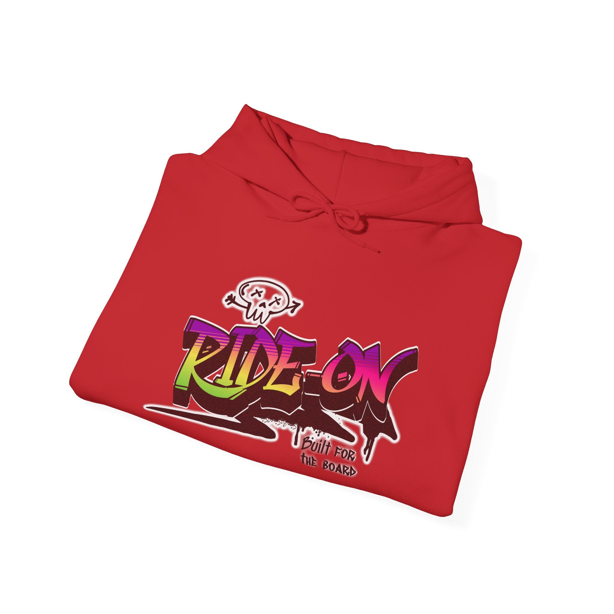 Ride-On - Unisex Heavy Blend™ Hooded Sweatshirt (Front)