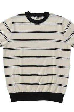 Men's Plus Size Round Neck Striped T-Shirt