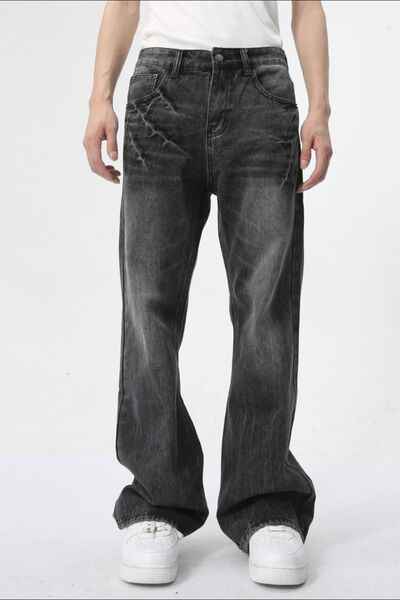 Lightning Burst Bootcut Jeans