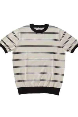 Men's Plus Size Round Neck Striped T-Shirt