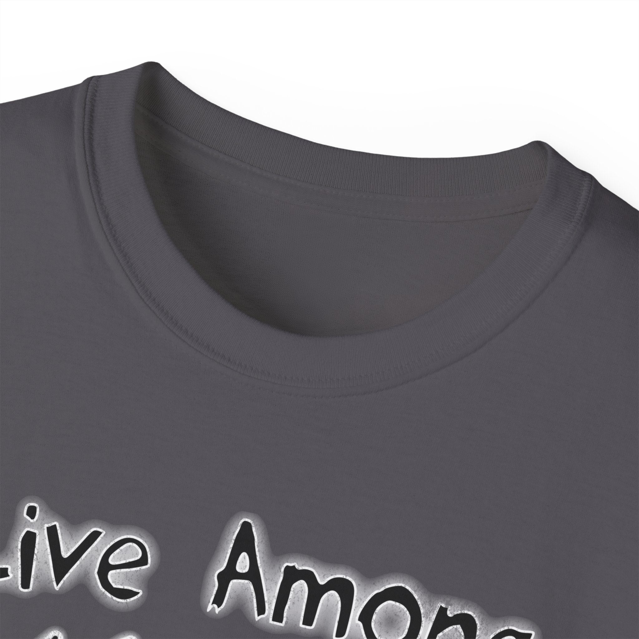 Live Among Demons - Unisex Cotton Tee (Front)