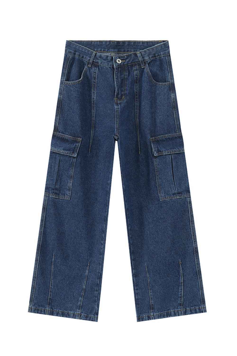 Men's Straight Cargo Jeans