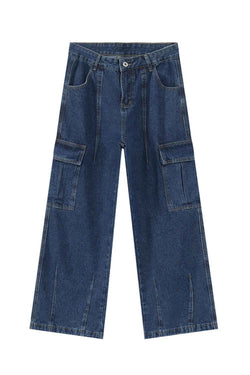 Men's Straight Cargo Jeans