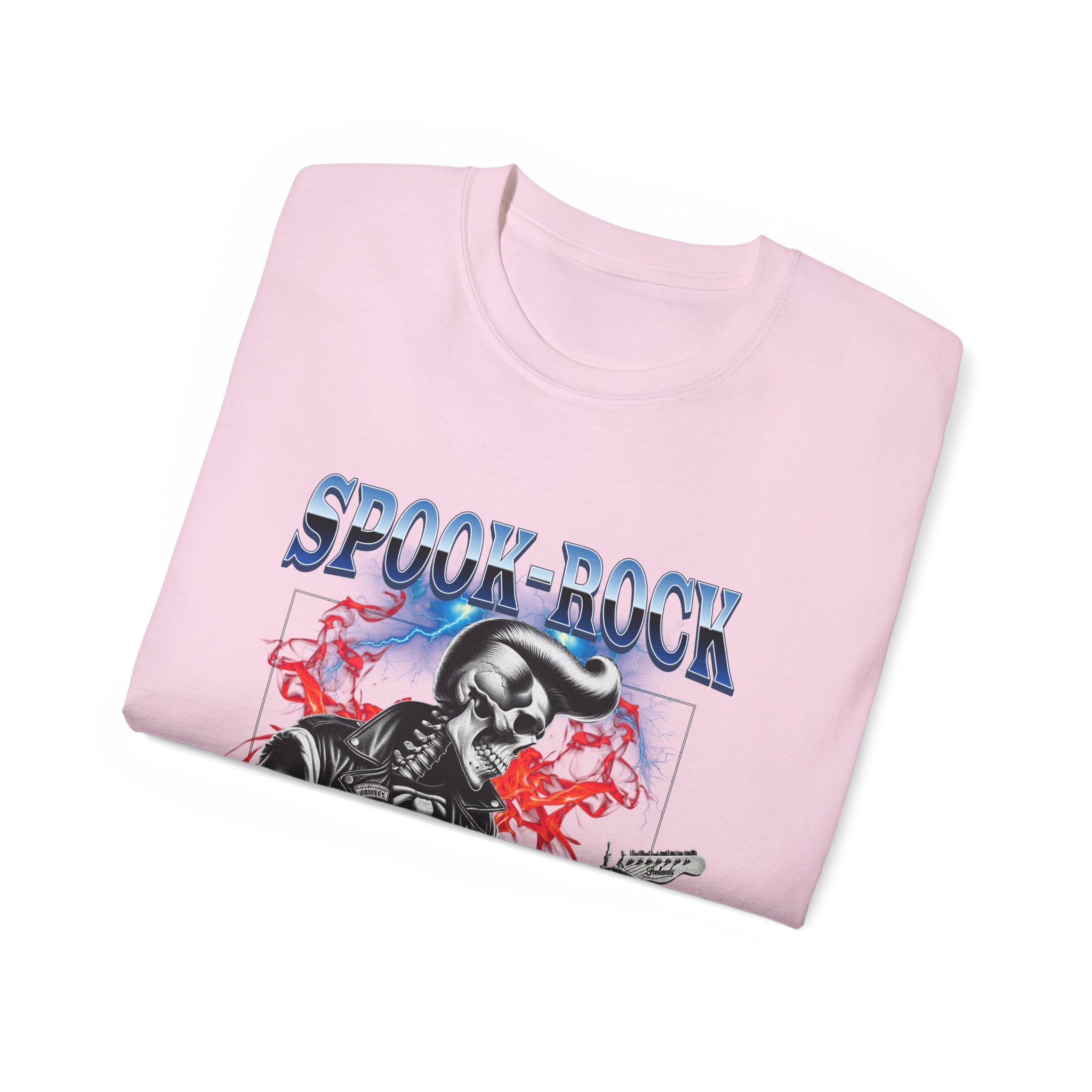 Spook-Rock - Unisex Cotton Tee (Front)