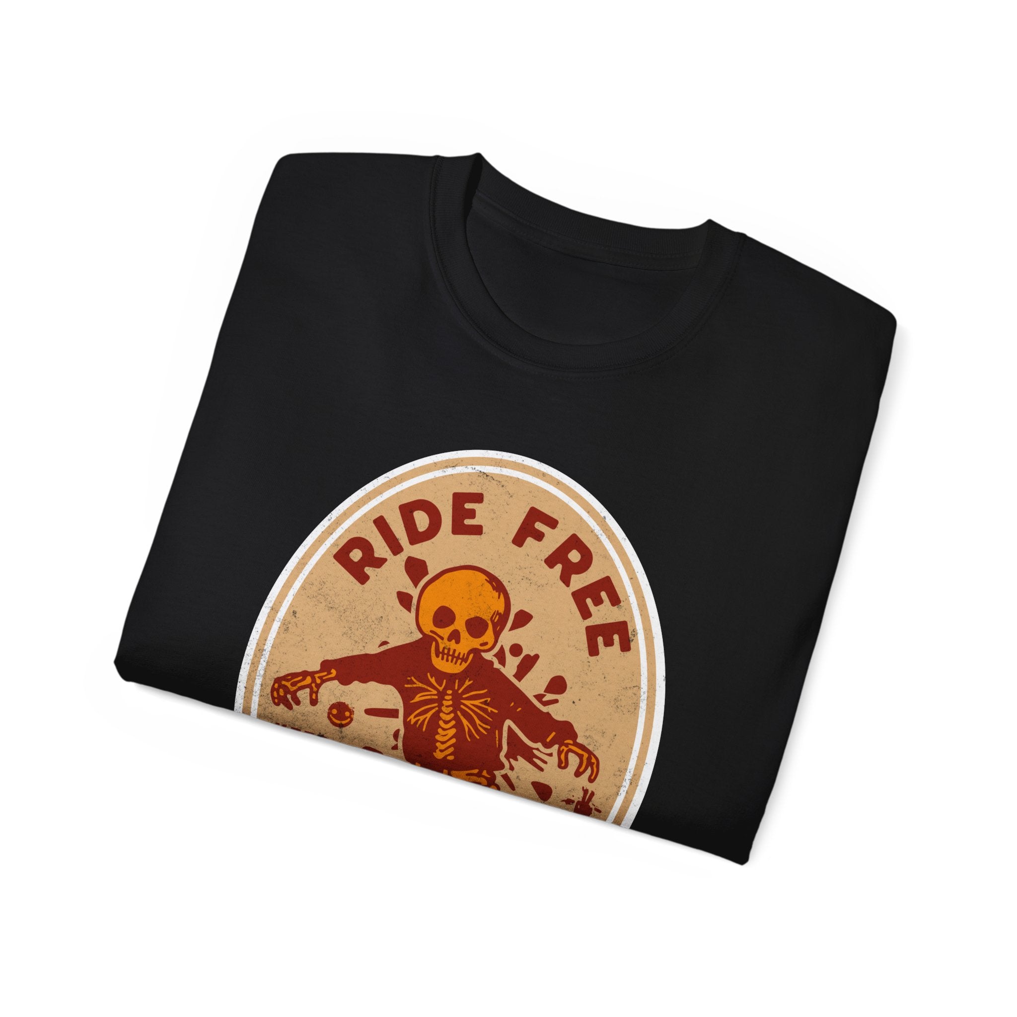 Ride Free - Unisex Cotton Tee (Front)