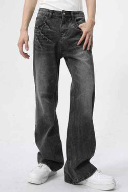 Lightning Burst Bootcut Jeans