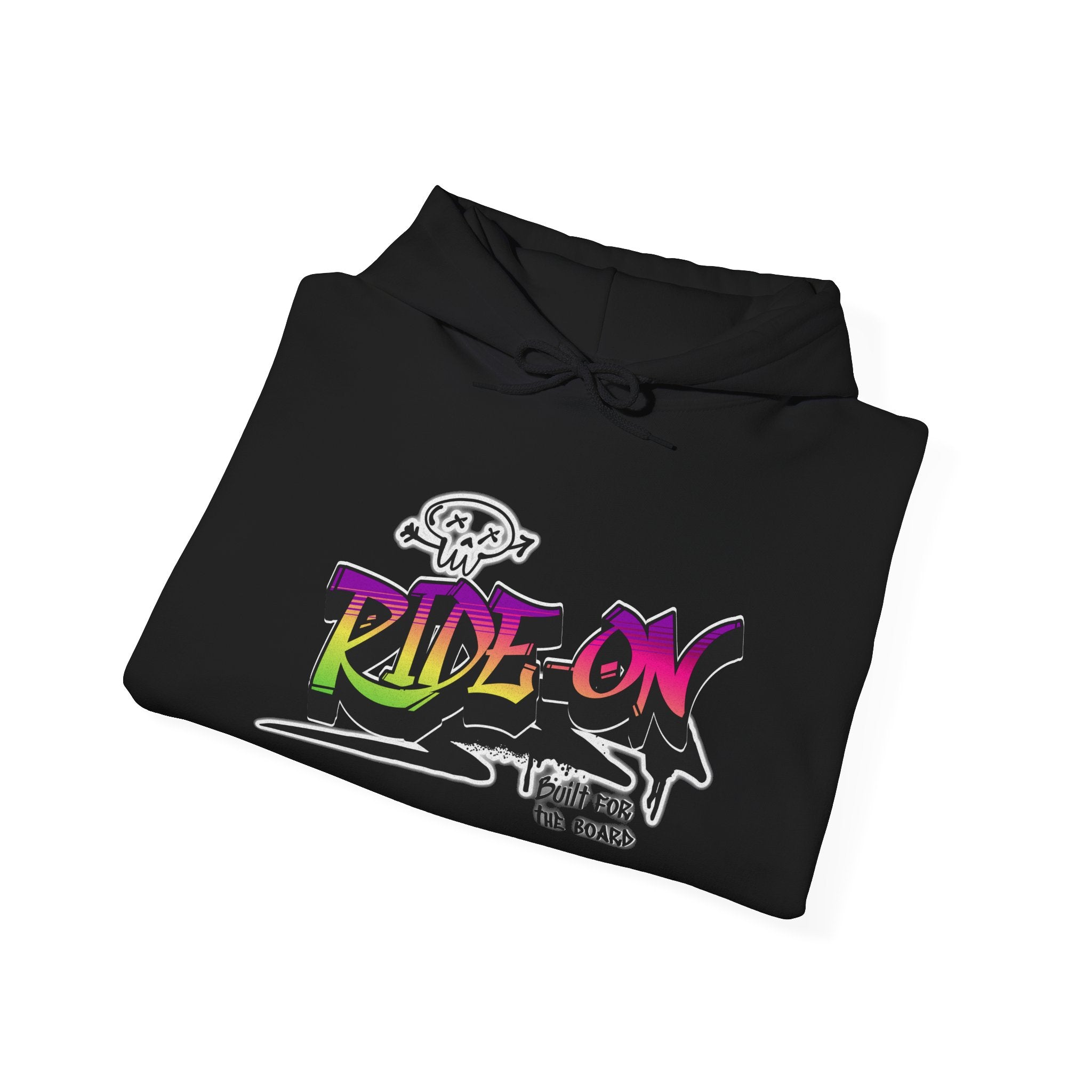 Ride-On - Unisex Heavy Blend™ Hooded Sweatshirt (Front)