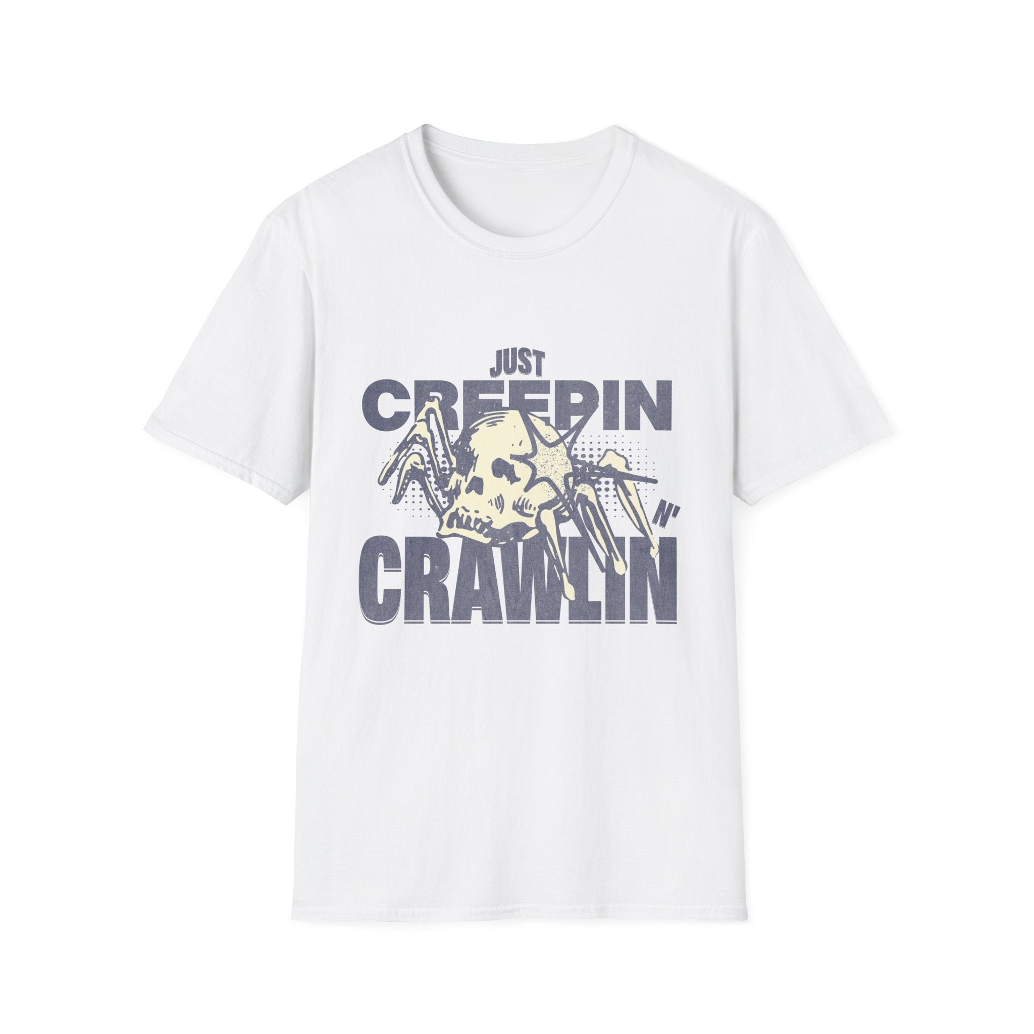 Just Creepin N Crawlin - Unisex Softstyle T-Shirt (Front)