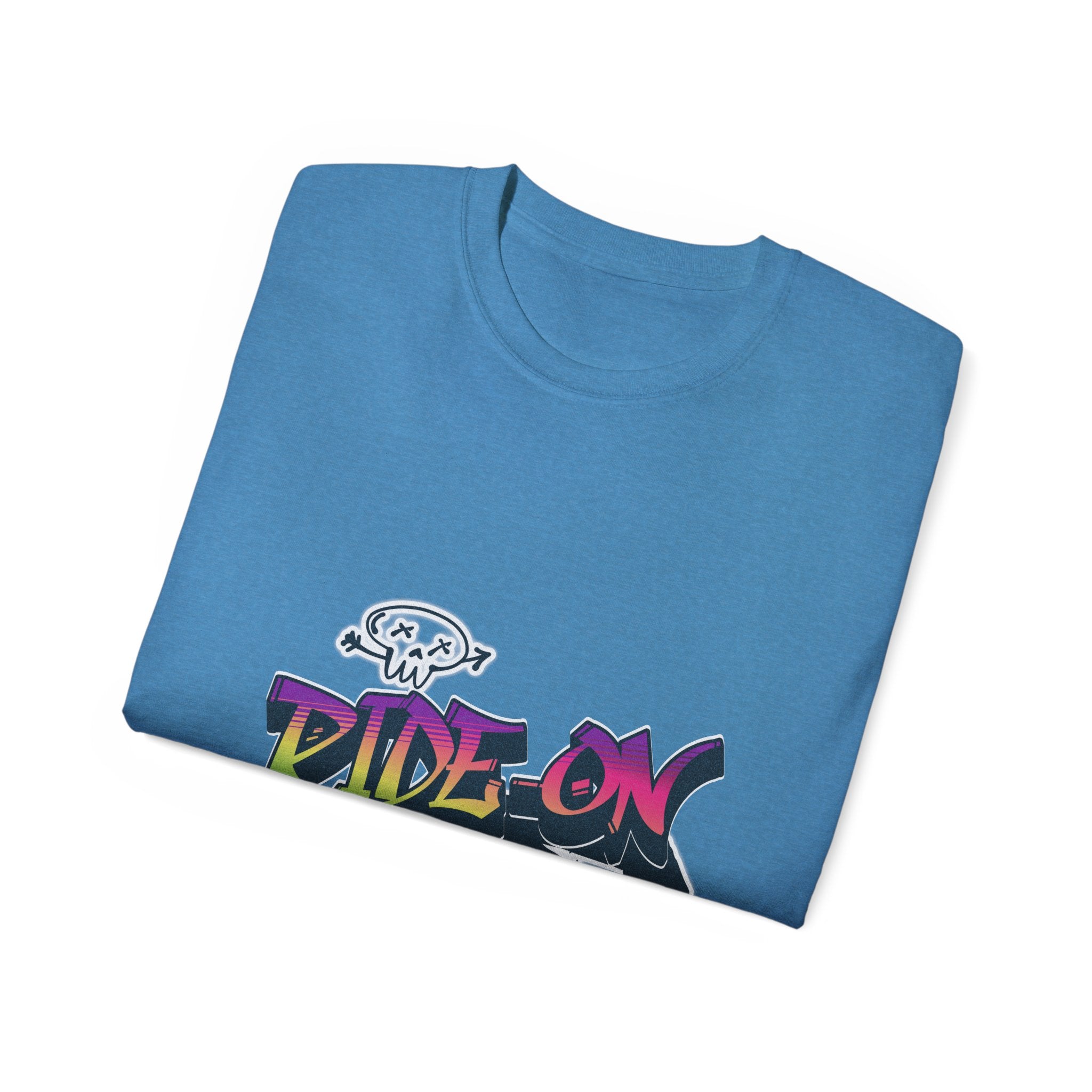 Ride-On - Unisex Cotton Tee (Front)