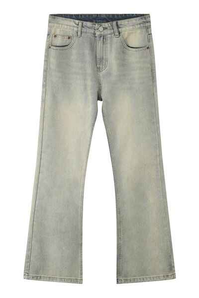 Straight Leg Jeans with Pockets