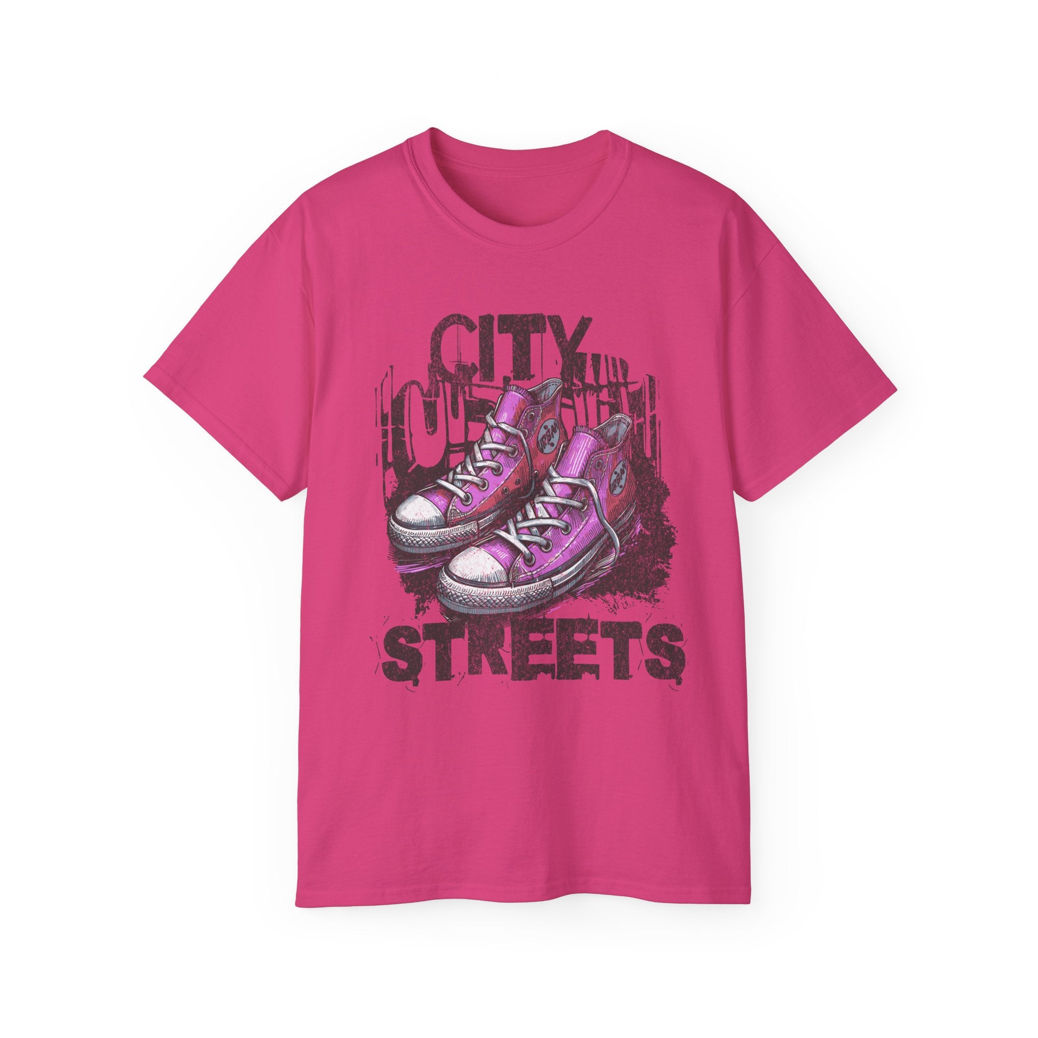 City Streets - Unisex Cotton Tee (Front)