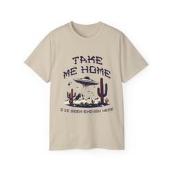 Take Me Home - Unisex Cotton Tee (Front)