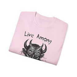 Live Among Demons - Unisex Cotton Tee (Front)