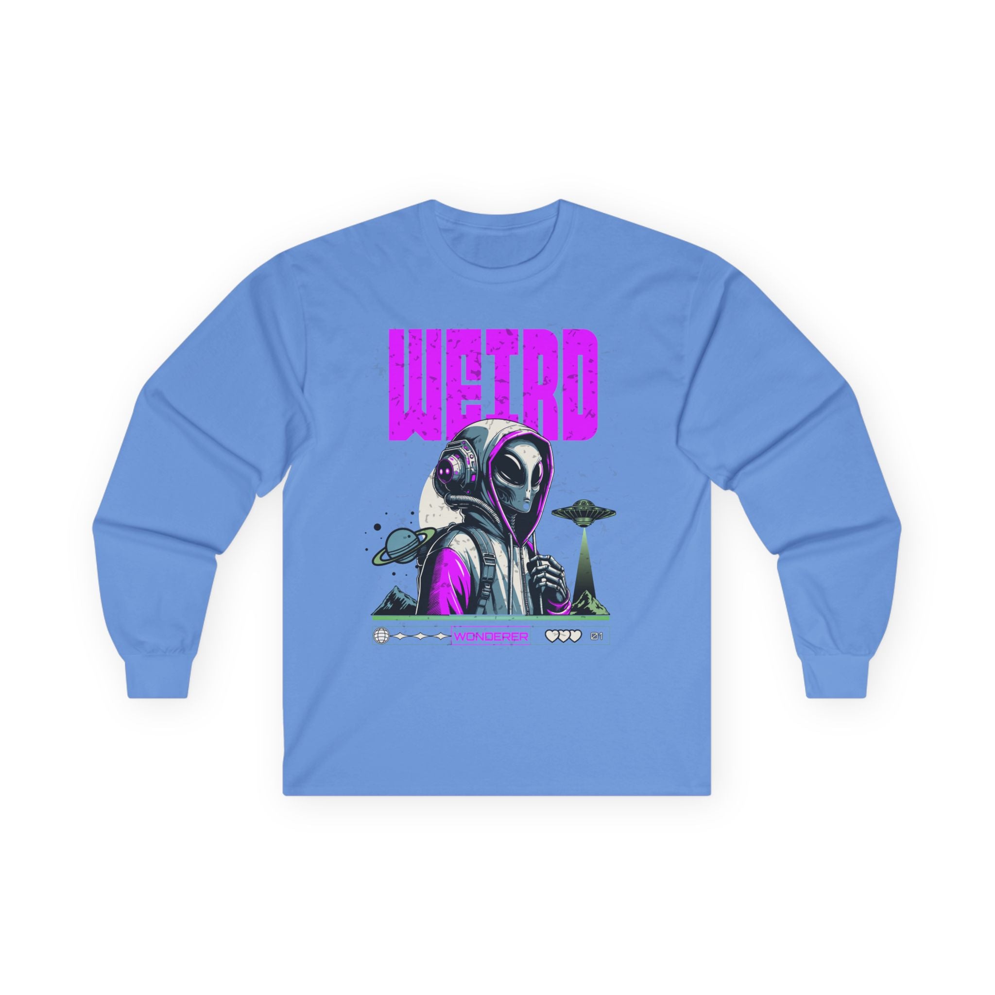 Weird - Unisex Ultra Cotton Long Sleeve Tee (Front)