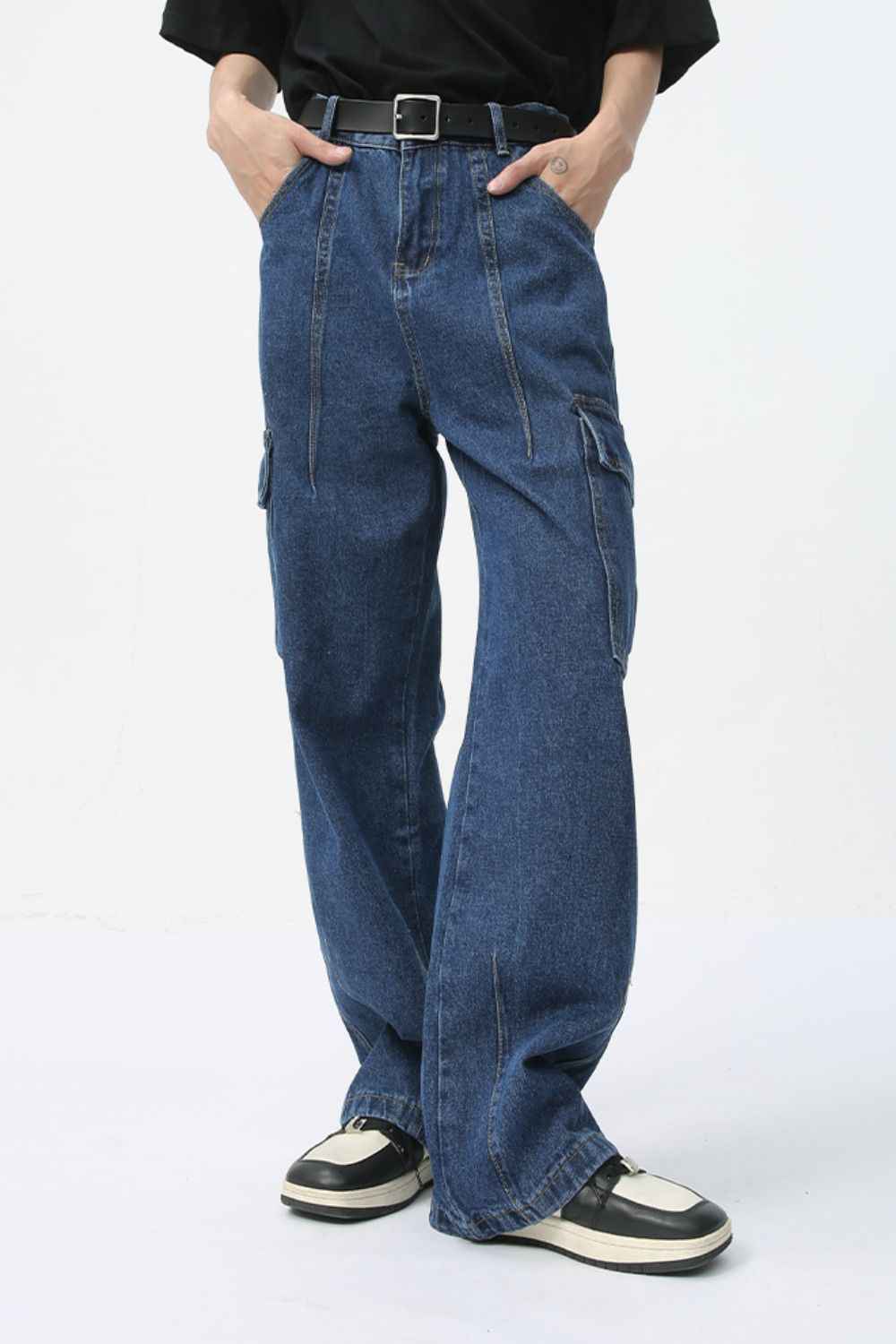 Men's Straight Cargo Jeans