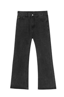 Straight Leg Jeans with Pockets