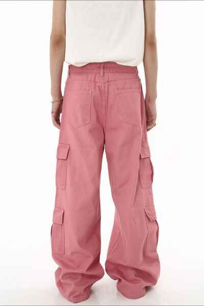 Wide Leg Cargo Jeans