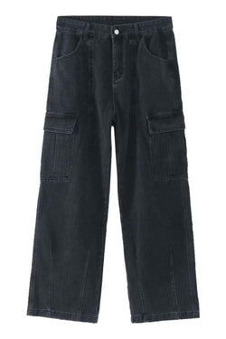 Men's Straight Cargo Jeans