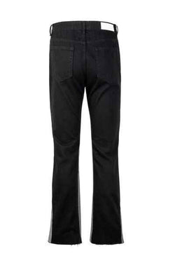 Men's Contrast Bootcut Jeans