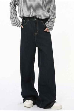 Wide Leg Jeans with Pockets